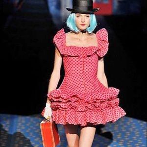 Betsey Johnson Button Up Corset Dress